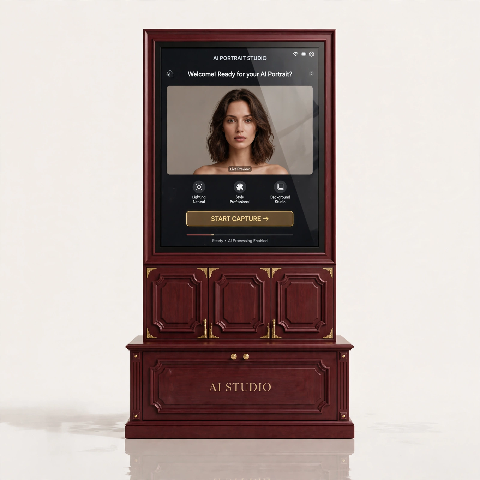 Interaktywny Kiosk z AI