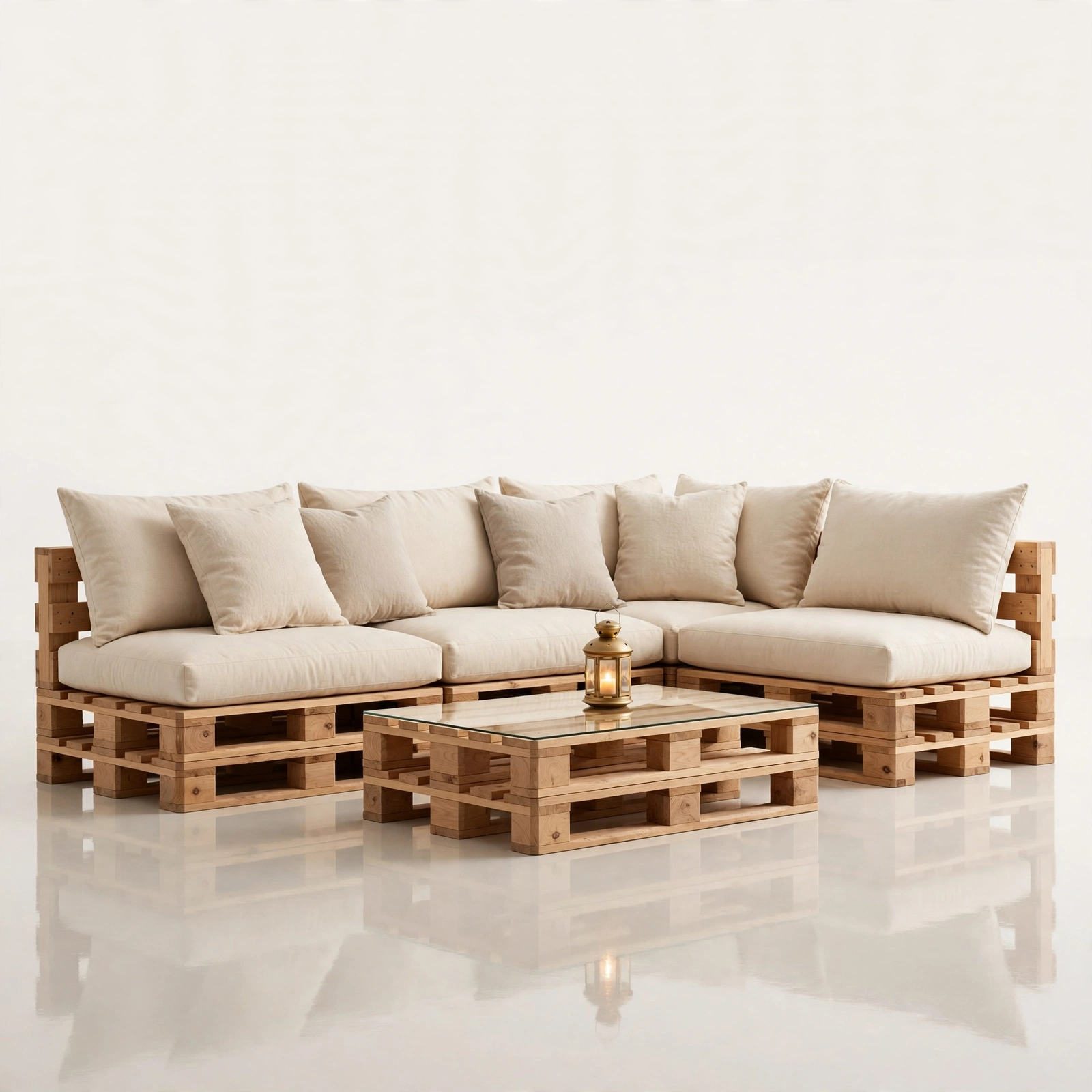 Strefa Chillout z Palet Drewnianych