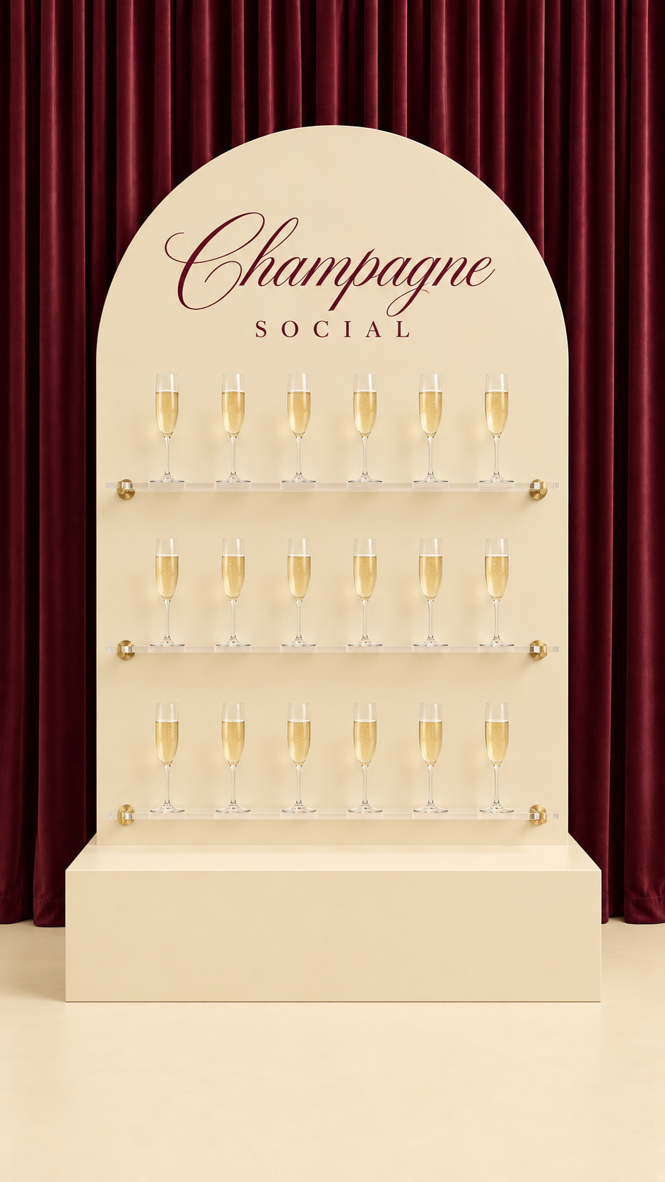 Ścianka Szampańska „Champagne Social”